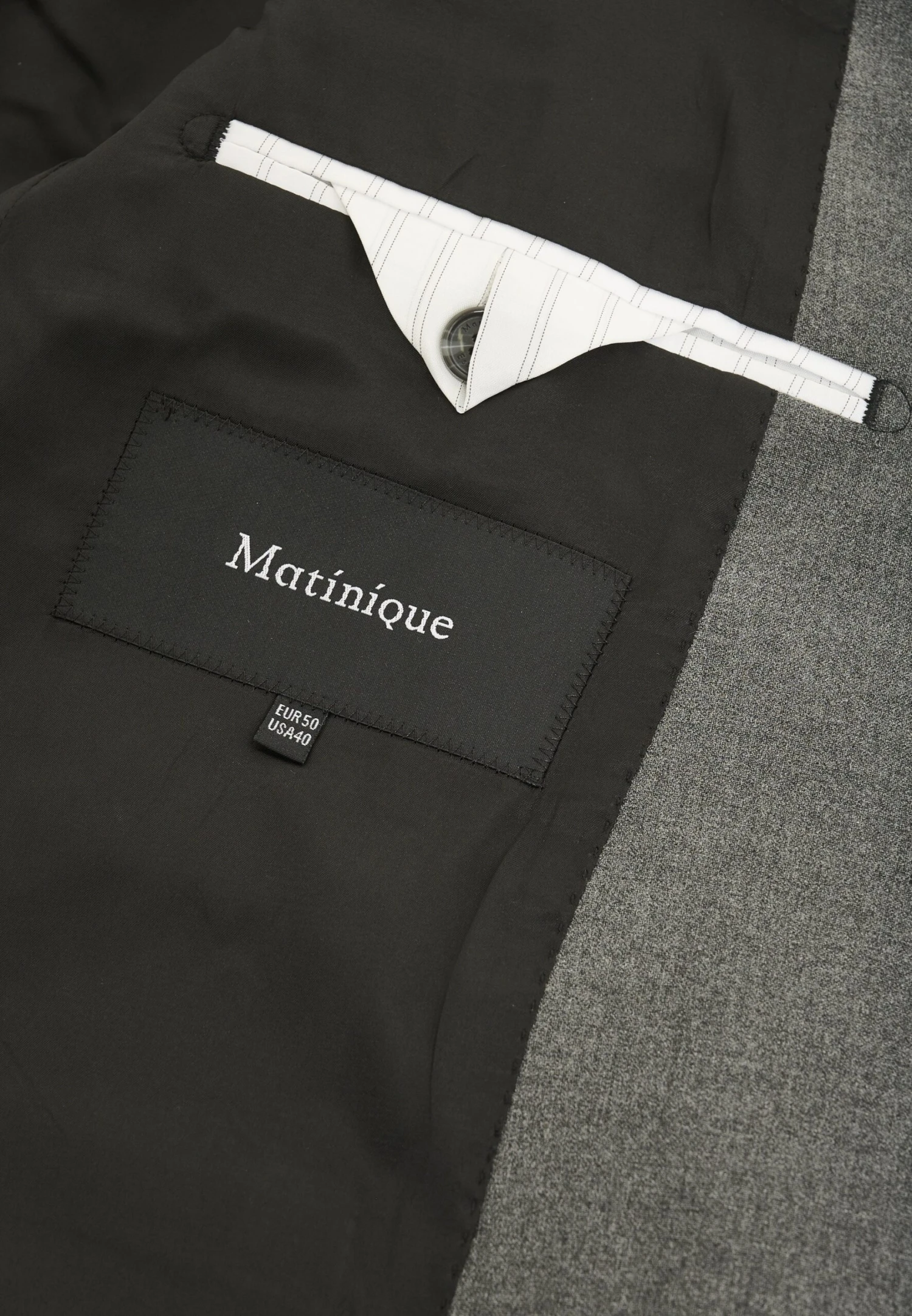 Matinique Majonathan - Colbert - Medium Grey Melange 5 Matinique Majonathan - Colbert - Medium Grey Melange - Afbeelding 5