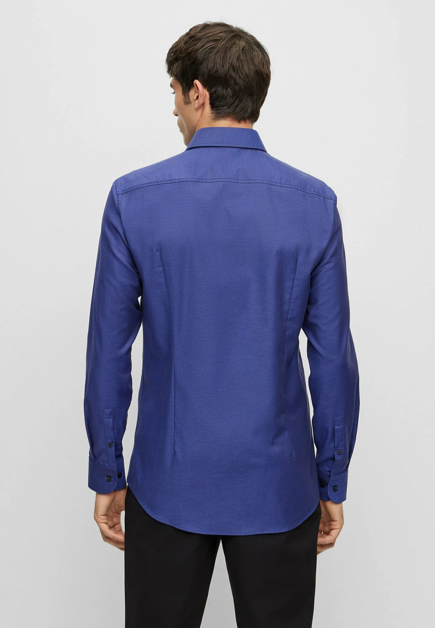 Boss Hank Spread - Zakelijk Overhemd - Dark Purple Eight 3 Boss Hank Spread - Zakelijk Overhemd - Dark Purple Eight - Afbeelding 3