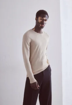 J.Lindeberg Lyle Light Crew Neck - Trui - Safari Beige