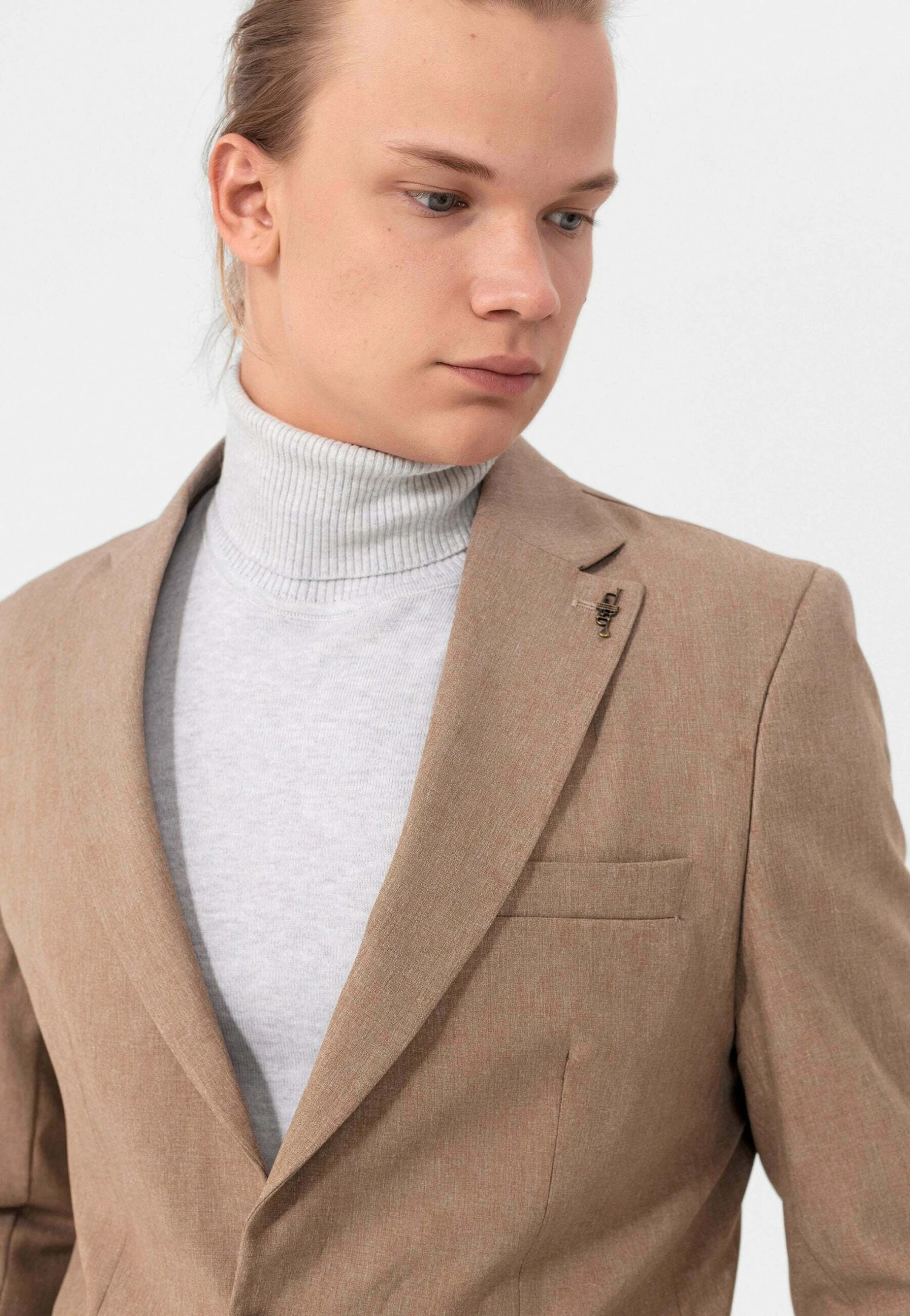 Blazer - Stone Melange 7 Blazer - Stone Melange - Afbeelding 7