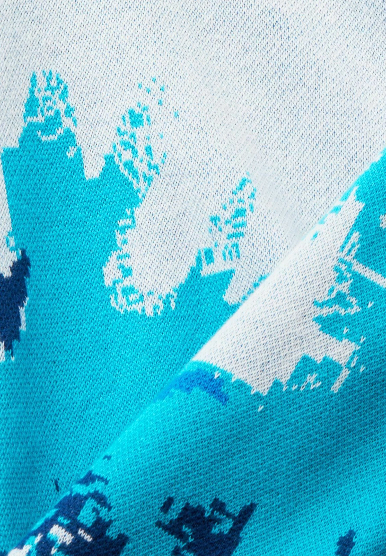 ESPRIT Mit Wellenmuster - Trui - Blue 7 ESPRIT Mit Wellenmuster - Trui - Blue - Afbeelding 7